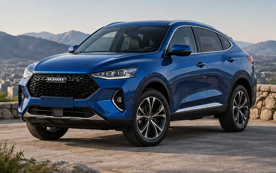 Фотореалистичная иллюстрация HAVAL F7 и F7x