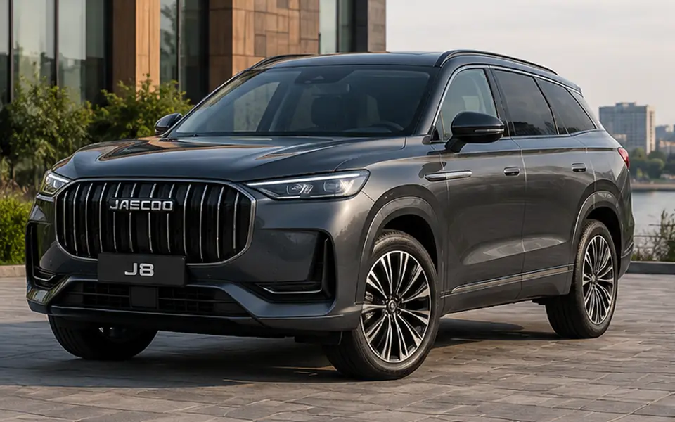 Фотореалистичная иллюстрация JAECOO J8