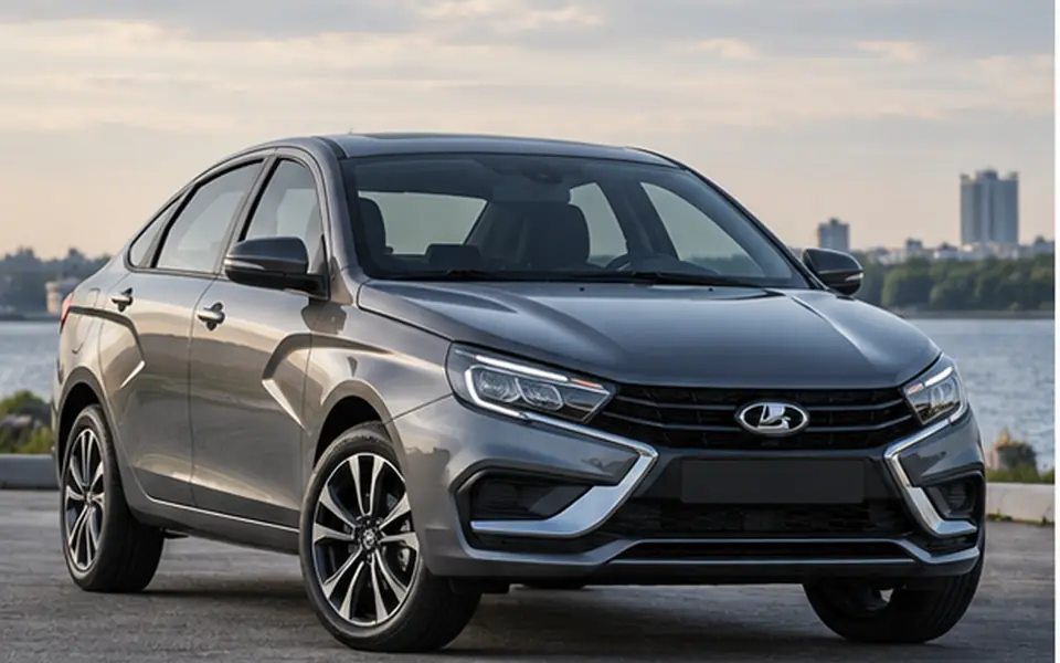 Фотореалистичная иллюстрация LADA Vesta
